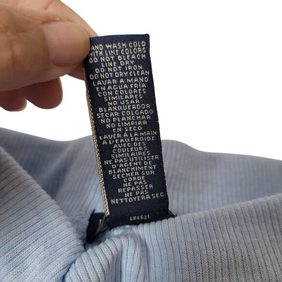 U.S. Polo Assn. Light Blue Jogger Sweatpants 1X Cotton/Polyester Blend Elastic W - Picture 4 of 9